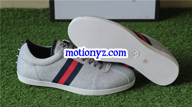 GC Glitter Web sneaker with studs